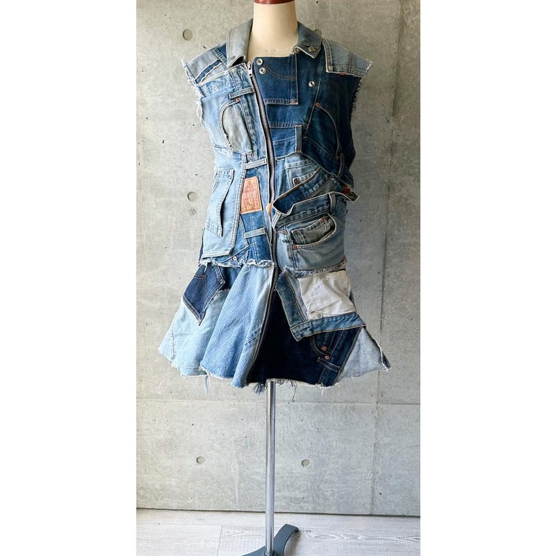 オリジナルデニムリメイクワンピース | RENTAL COSTUME MOGU