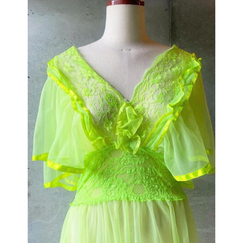 TFW49 蛍光イエロー ワンピース TFW49 蛍光イエロー ワンピース