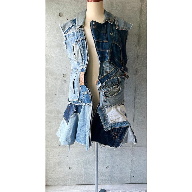 オリジナルデニムリメイクワンピース | RENTAL COSTUME MOGU