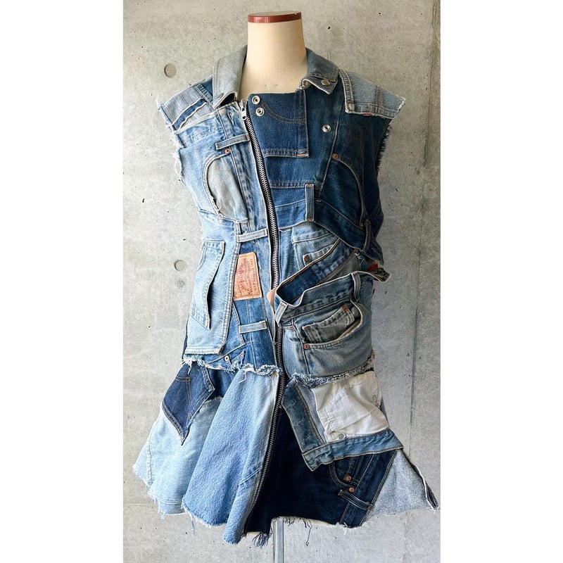 オリジナルデニムリメイクワンピース | RENTAL COSTUME MOGU