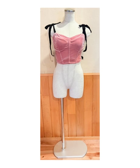 ベロアリボンキャミソール