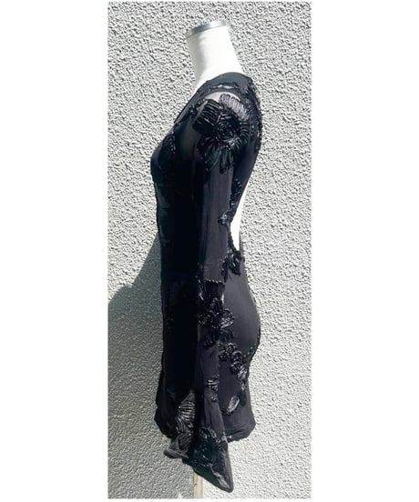 花模様ワンピース