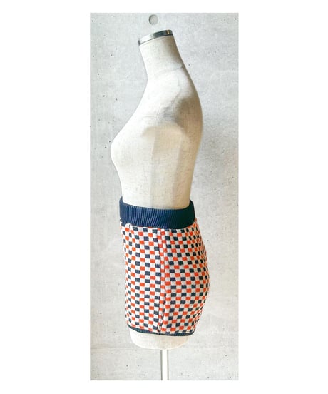 ニットショートパンツ