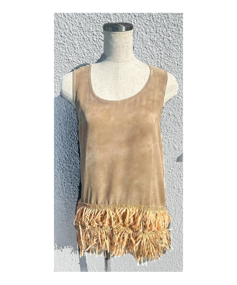 話題の人気 fringe FRINGE OPEN TANK MOUSSY（マウジー）の「BACK