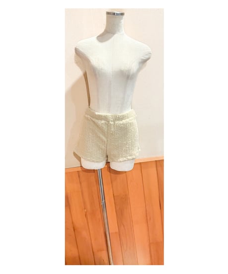 ニットショートパンツ