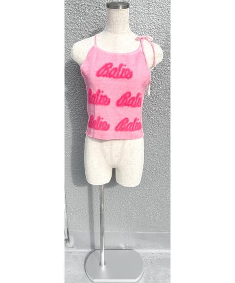 片側リボンキャミソール