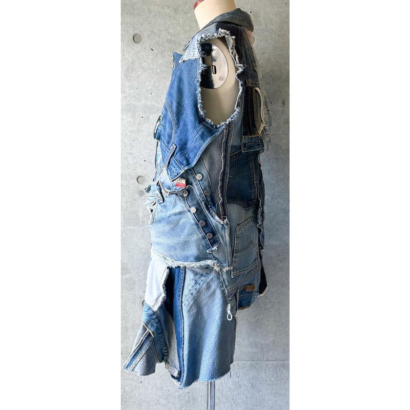 オリジナルデニムリメイクワンピース | RENTAL COSTUME MOGU オリジナルデニムリメイクワンピース | RENTAL COSTUME MOGU