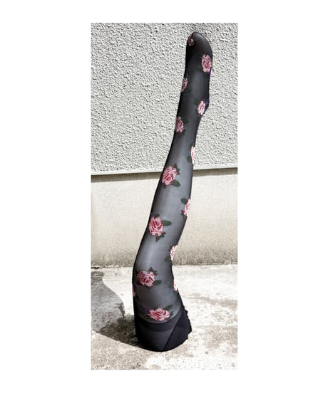 薔薇デザインタイツ