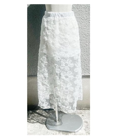 シアーフラワースカート