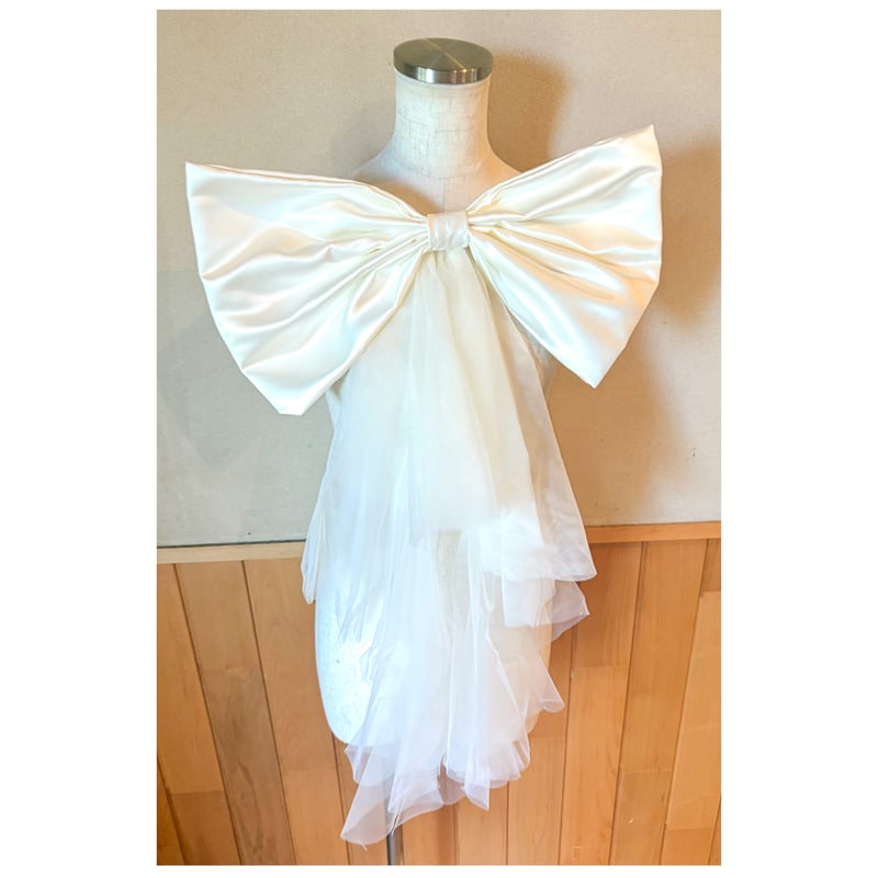 【ぽんちゅか】moromoro2 ビッグリボン ボディスーツ BX0101 9月下旬発送予定ビッグリボンブラウス 【2023AWオンライン先行