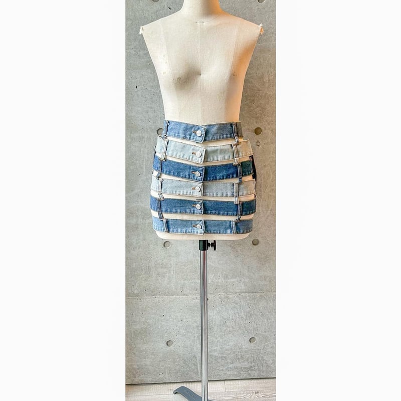 ツギハギデニムスカート | RENTAL COSTUME MOGU
