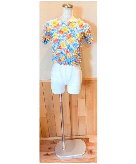 vintageくしゅトップス