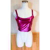 メタリックキャミソール