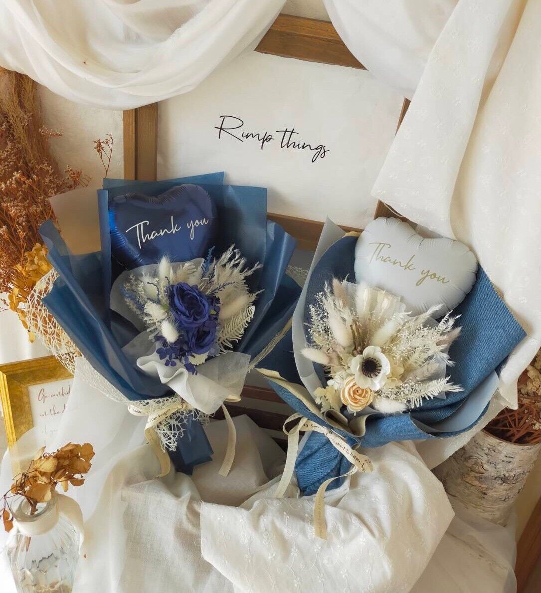 DSM 取り扱い RASSVET ラスベートフラワープリント デニム バッグ DSM