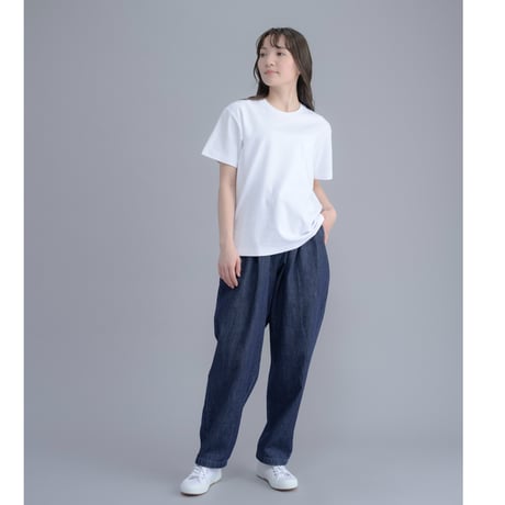 ワンサイズ　デニムタックパンツ