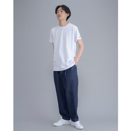 ワンサイズ　デニムタックパンツ