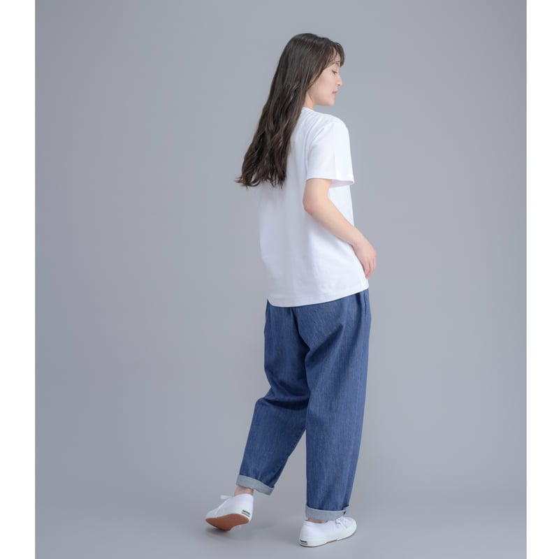 ワンサイズ デニムタックパンツ | Her-Me Online Store
