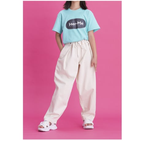 Her-Meユニセックスキッズパンツ　オフホワイト