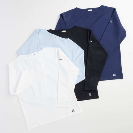 ボートネック　ロングＴシャツ
