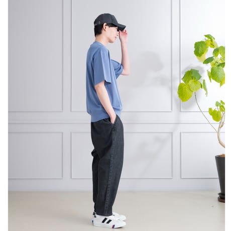 ボックスリブ編みＴシャツ