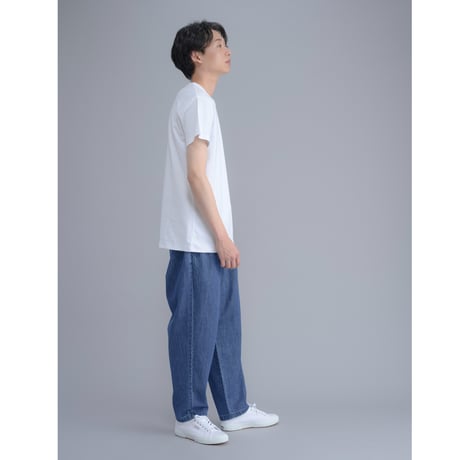 ワンサイズ　デニムタックパンツ