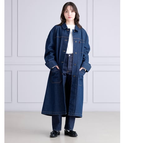 カバーオールデニムコート