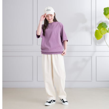 ボックスリブ編みＴシャツ