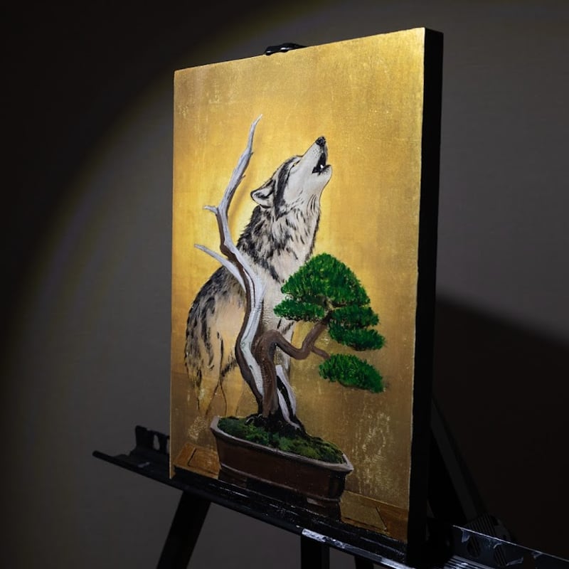 絵画 bonsai BONSAI -狼-』/ ¥49,800 | 絵画処 秀吉