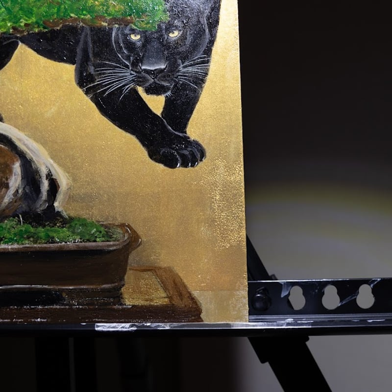 BONSAI -黒豹-』/ ¥49,800 | 絵画処 秀吉
