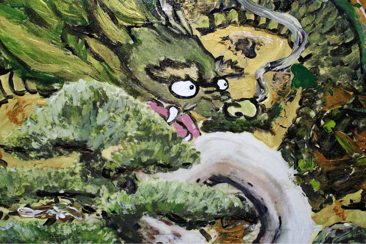 BONSAI -緑龍図-』 | 絵画処 秀吉