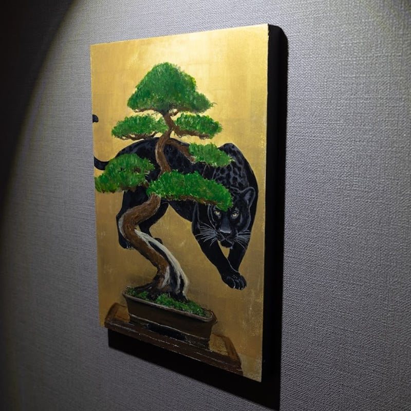 BONSAI -黒豹-』/ ¥49,800 | 絵画処 秀吉