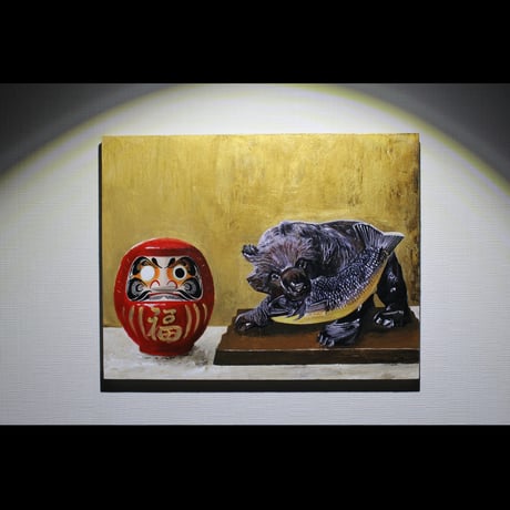 『DARUMA -木彫熊-』