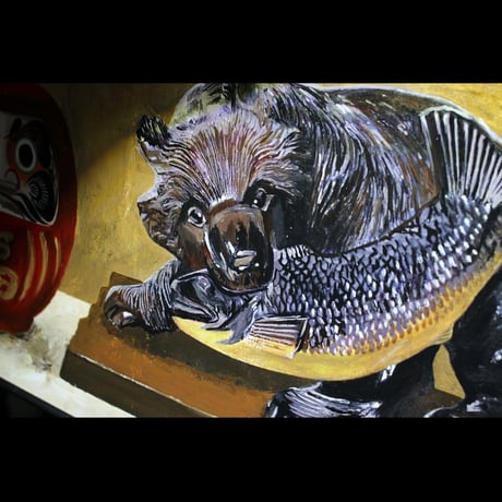 『DARUMA -木彫熊-』
