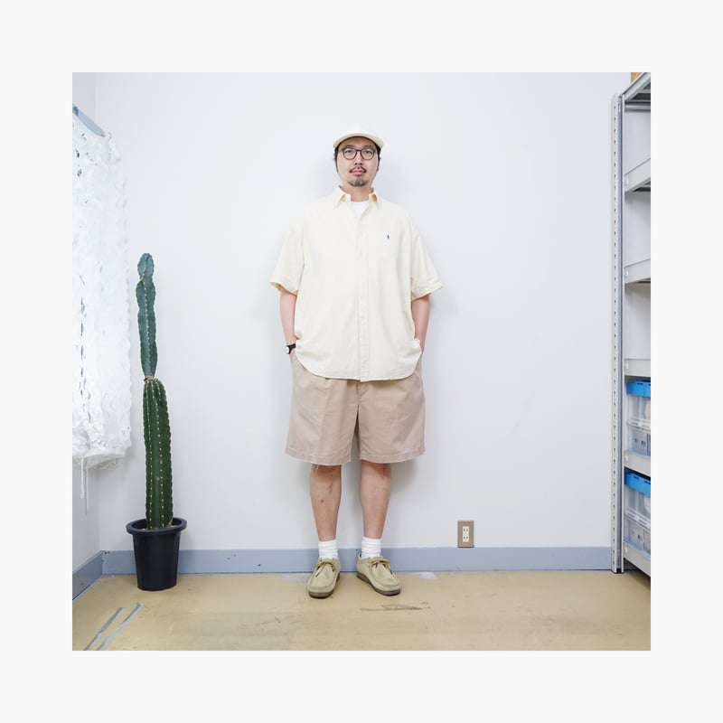 新品未使用　タグ付き　90s-00s　ラルフローレン　チノパン　薄ベージュ　34 楽天市場】90s USA製 POLO RALPH LAUREN 2タック コットン チノ