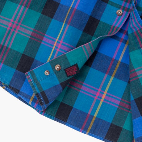 【USED】1970s-80s Abercrombie & Fitch : Plaid BD S/S Shirt : XL