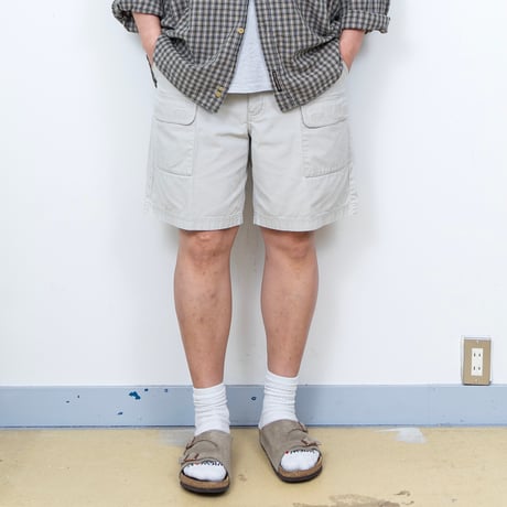 【USED】2000s Eddie Bauer : Cotton Poplin Bush Short Pant : w38