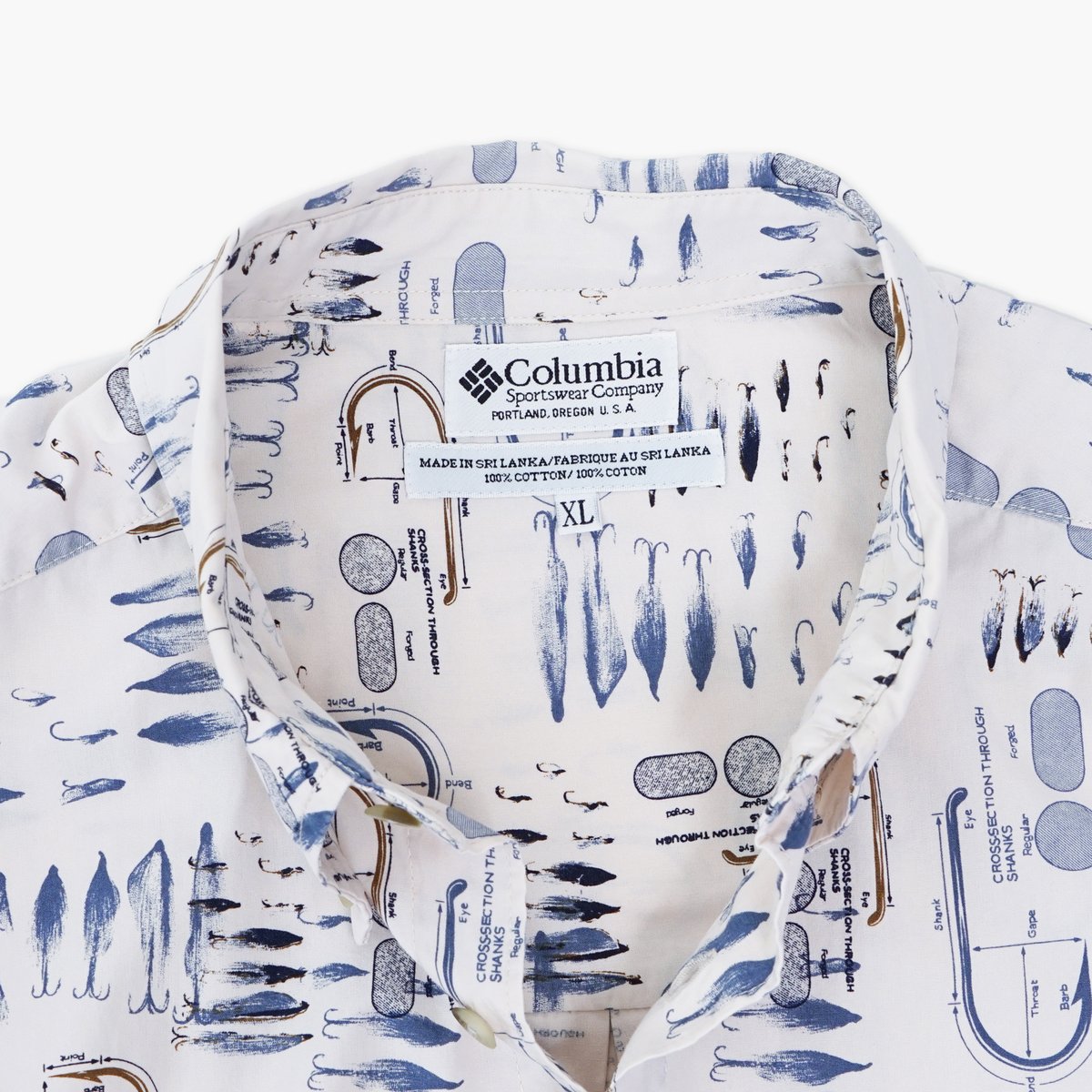 USED】1990s Columbia Sportswear / Lure Pattern