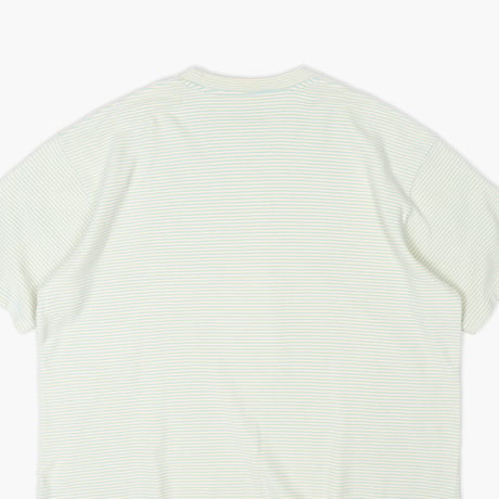 【USED】2000s Original Island Sport : Cotton Jersey Border Crew S/S Top : XL