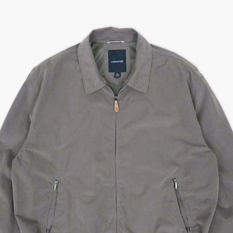 00s LONDON FOG ブラック ピーチスキン スイングトップ スムース LONDONFOG