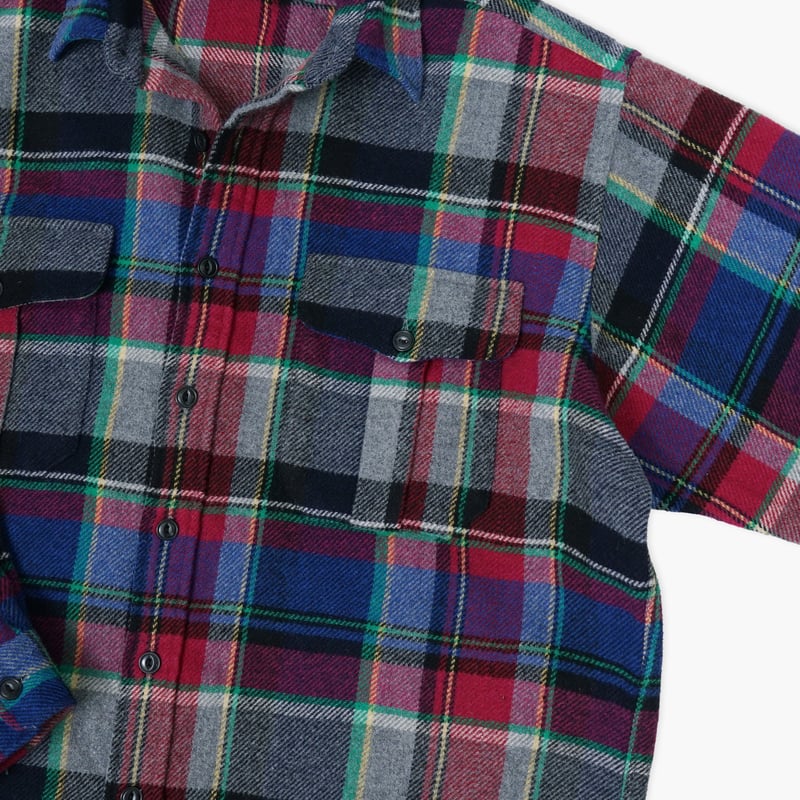 USED】1990s Polo Ralph Lauren : Wool Plaid Regu