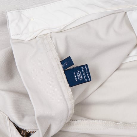 【USED】1990s-2000s Polo Ralph Lauren : "PHILIP PANT" Chino Plain Front Trouser : w42