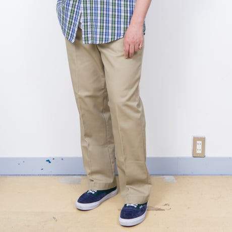 【USED】1980s L.L.Bean × Dickies USA : Plain Front Work Trouser (Made in USA) : w40