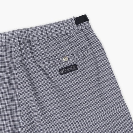 【USED】2000s Columbia Sportswear : Plaid Short Pant with Woven Belt : L