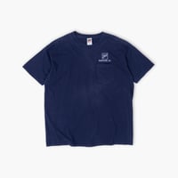 【USED】2000s FRUITS OF THE ROOM : "Ball" Crew T-Shirt with Pocket : XXL