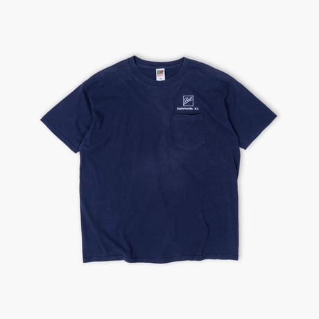 【USED】2000s FRUITS OF THE ROOM : "Ball" Crew T-Shirt with Pocket : XXL