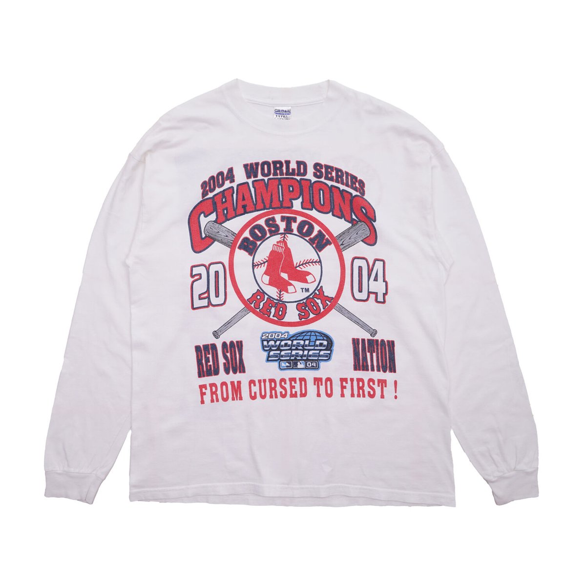 Boston Red Sox Dune 2004 Champs Tubular T-Shirt – 19JerseyStreet