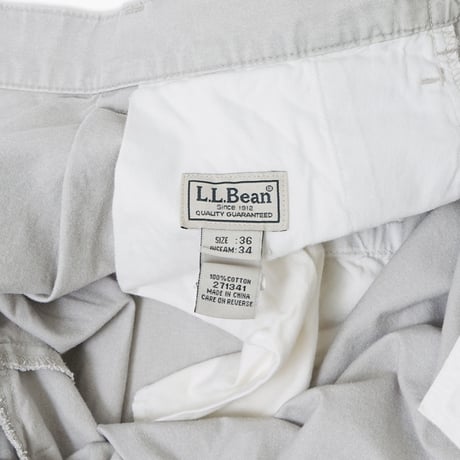 【USED】2000s L.L. Bean : 2Tuck Cotton Poplin Field Trouser : w36