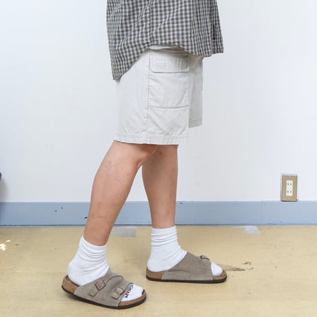 【USED】2000s Eddie Bauer : Cotton Poplin Bush Short Pant : w38