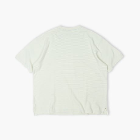 【USED】2000s Original Island Sport : Cotton Jersey Border Crew S/S Top : XL