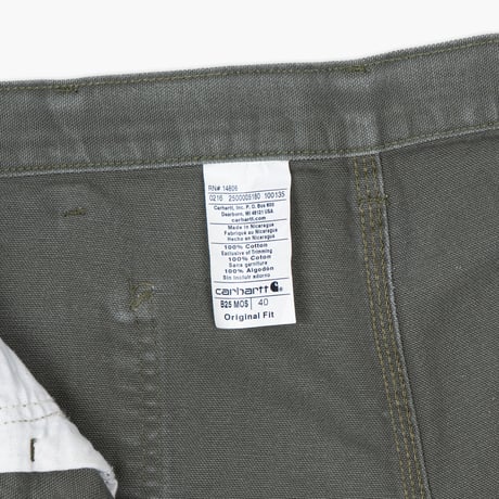 【USED】2010s carhartt USA : B25 Duck Painter's Short Pant : w40